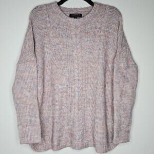 NWT Joseph A. Women's Pink Confetti Sweater Size Small